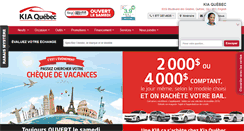 Desktop Screenshot of kiaquebec.com